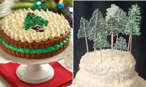 Cómo hacer un pastel decorado fácil para Navidades - Blog material para  manualidades Con Idea de